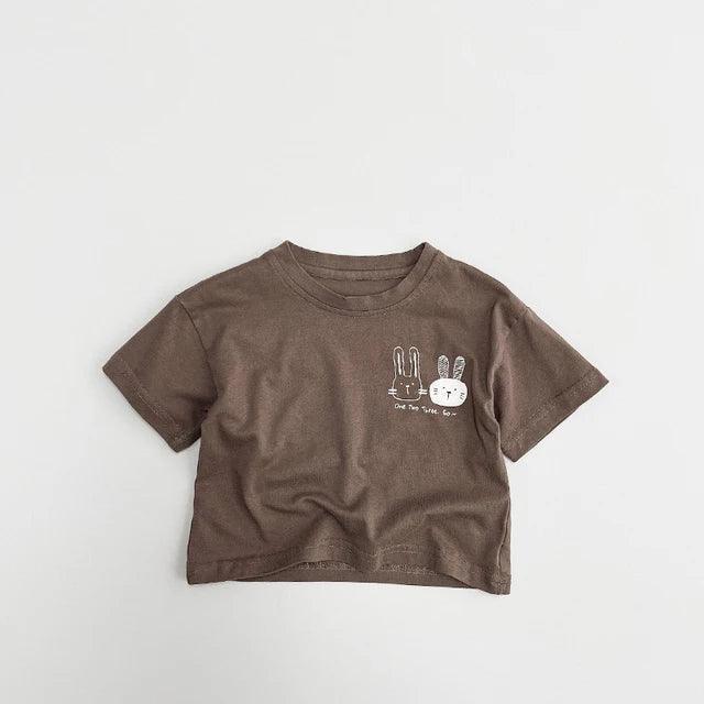 Summer Cartoon T-Shirts for Kids (1-8Y) - Cotton Short Sleeve Tops - ClubOn