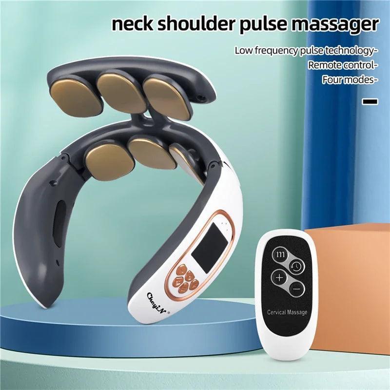 Smart Back & Neck Massager with TENS Pulse Therapy - ClubOn