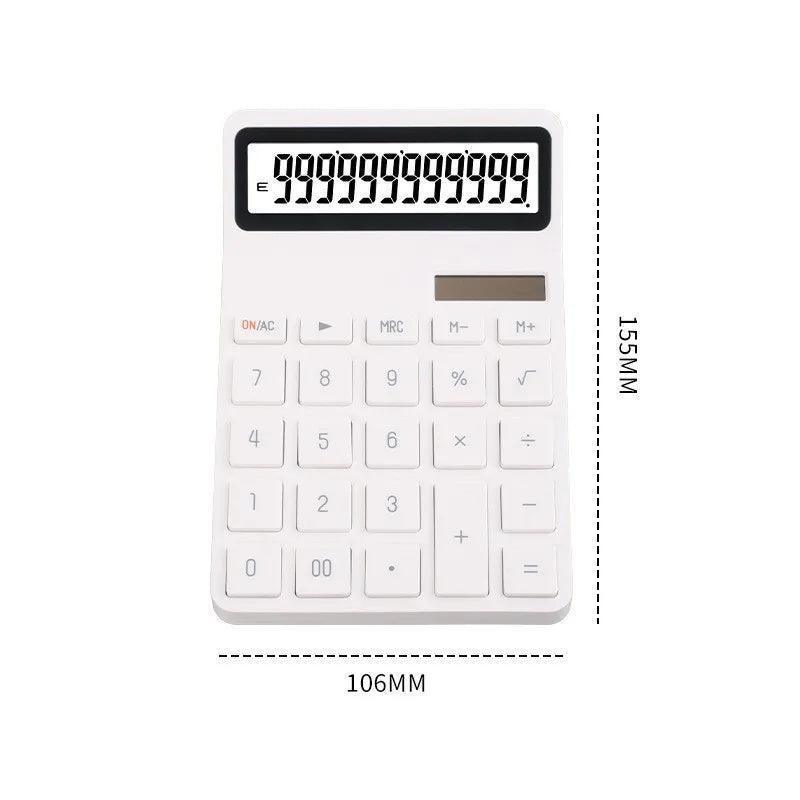 Solar Dual Power Calculator - 12 Digits for Home & Office - ClubOn