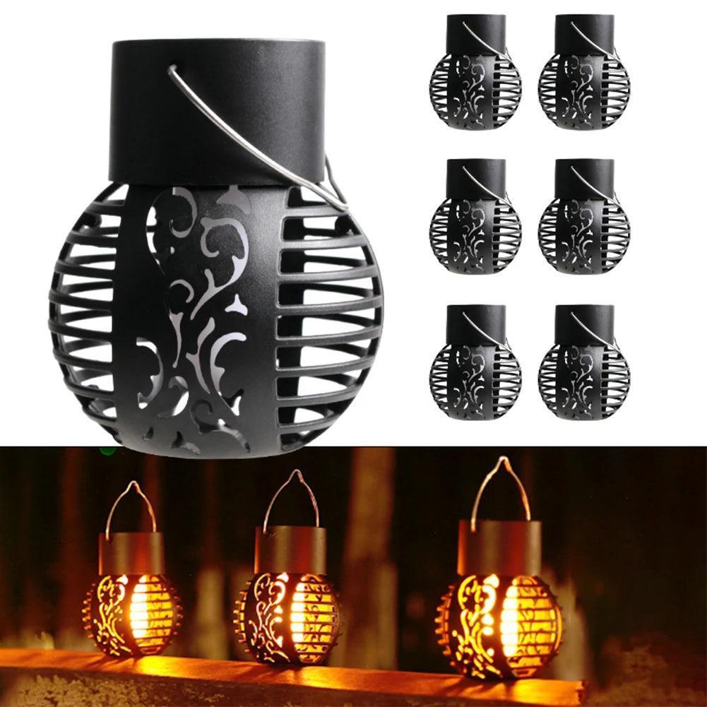 Solar Simulation Flame Pendant Lamp - Waterproof Outdoor Decor - ClubOn