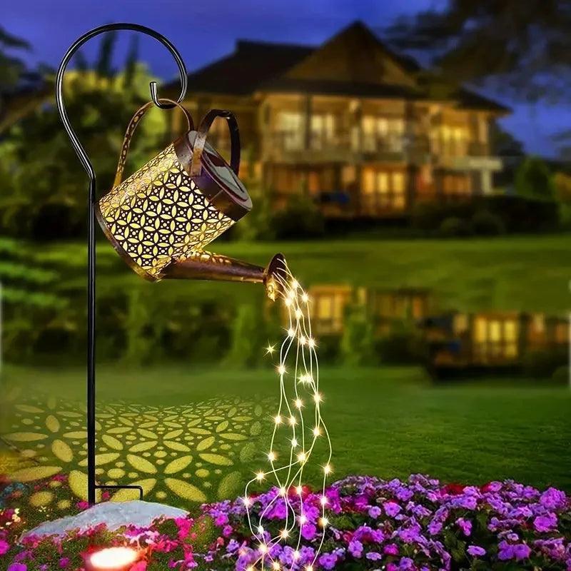 Solar Watering Can Lights - LED Outdoor Hanging Lanterns - ClubOn