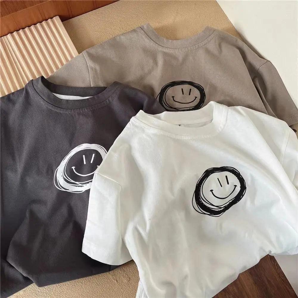 Unisex Solid Color Baby Tees - Stylish Summer Cotton Shirts - ClubOn