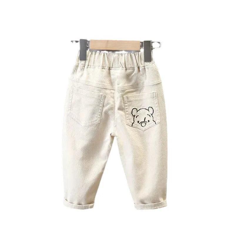 Mickey Mouse Cartoon Jeans - Kids' Casual Denim Pants - ClubOn