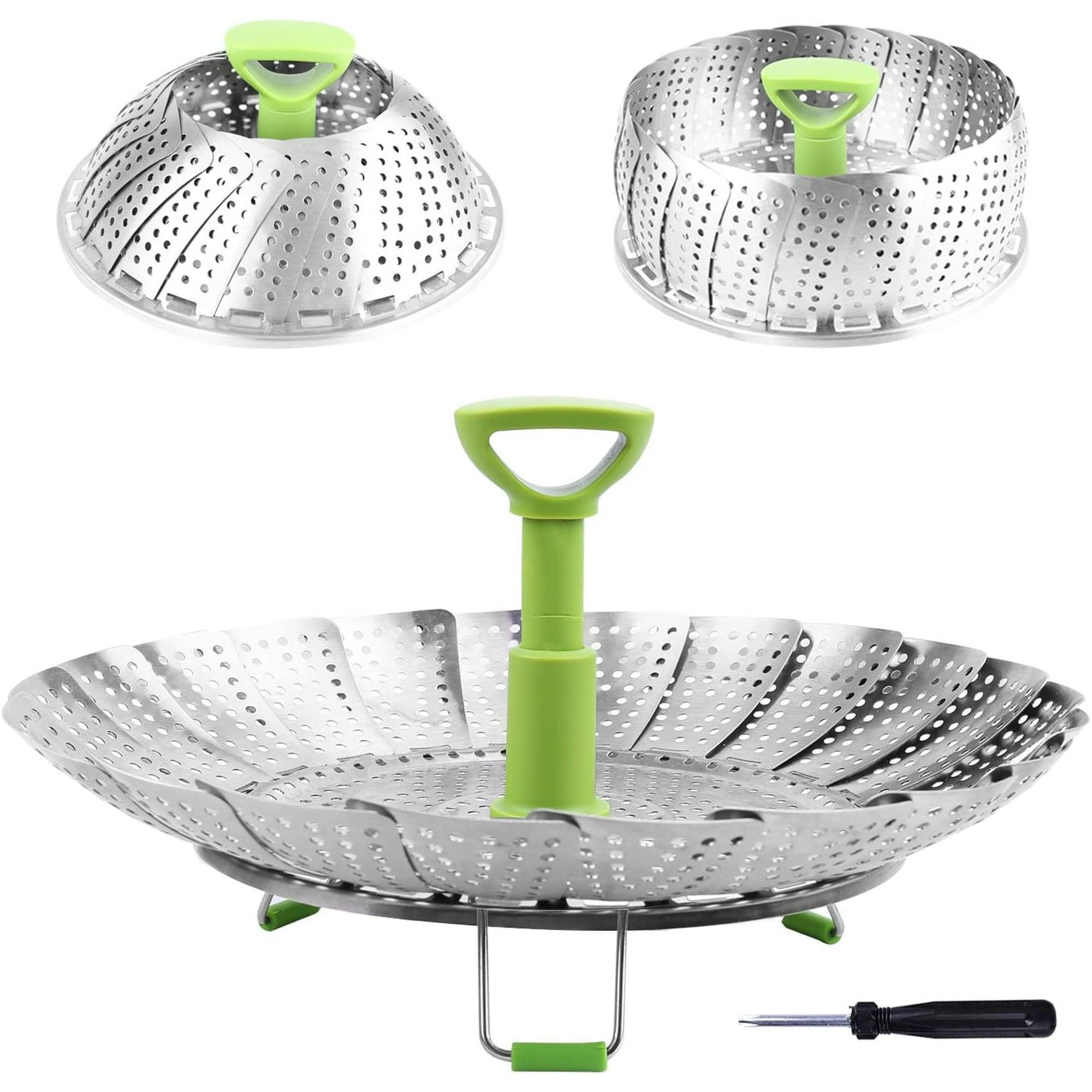Steamer Basket Stainless Steel Vegetable Insert for Cooking, Fits Pots (5.1