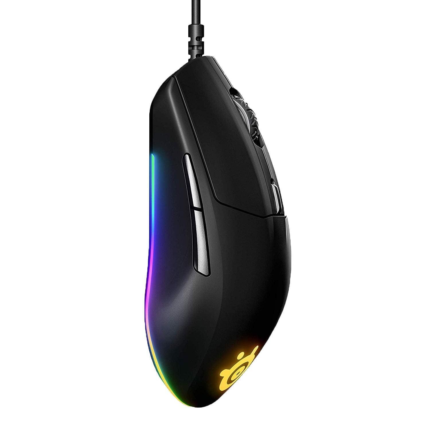 SteelSeries Rival 3 Gaming Mouse – 8,500 CPI TrueMove Core Sensor, 6 Programmable Buttons, RGB Lighting - ClubOn