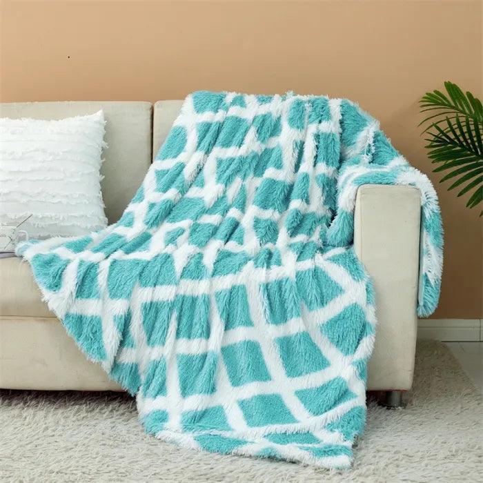 Thick Warm Soft Fleece Throw Blanket – For Bed & Couch - ClubOn