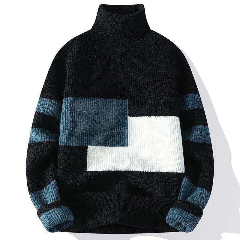 Men's Style Turtleneck Sweater - Casual & Warm - ClubOn