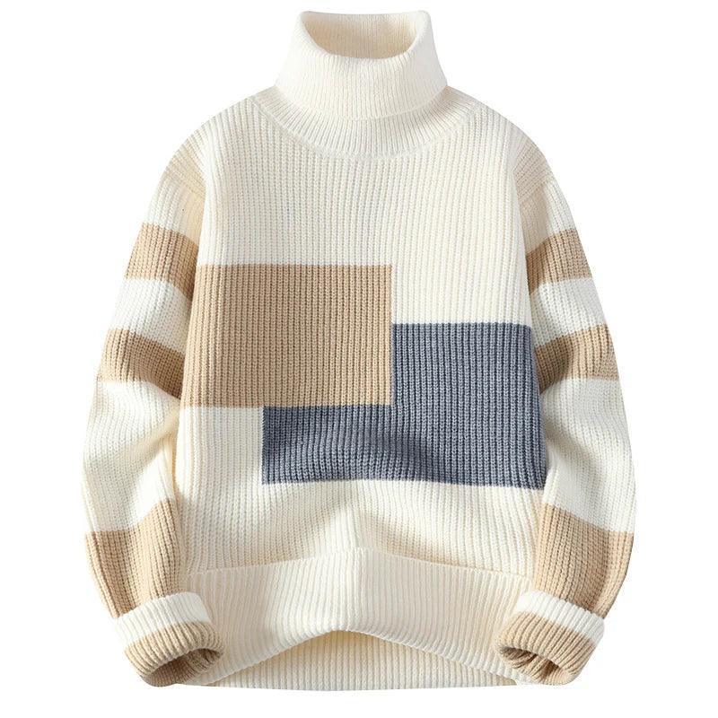 Men's Style Turtleneck Sweater - Casual & Warm - ClubOn