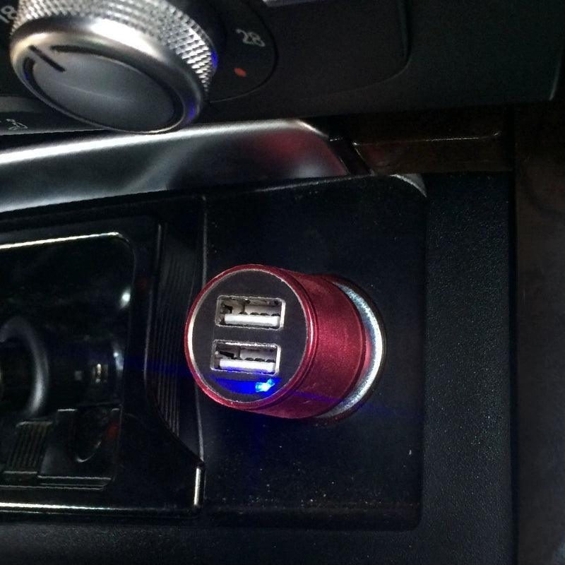 Anchang Dual USB Multi-Function Fast Car Charger – One Drag Two Cigarette Lighter - ClubOn