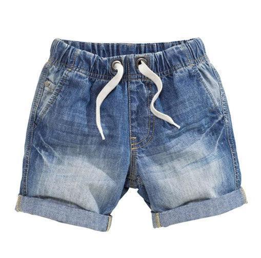 Superman Summer Suit: T-Shirt & Denim Shorts - ClubOn