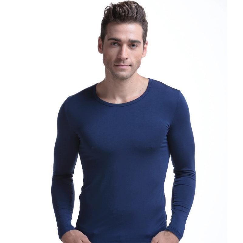 Men's Modal Slim Fit T-Shirt - Lightweight, Short-Sleeved Base Layer - ClubOn