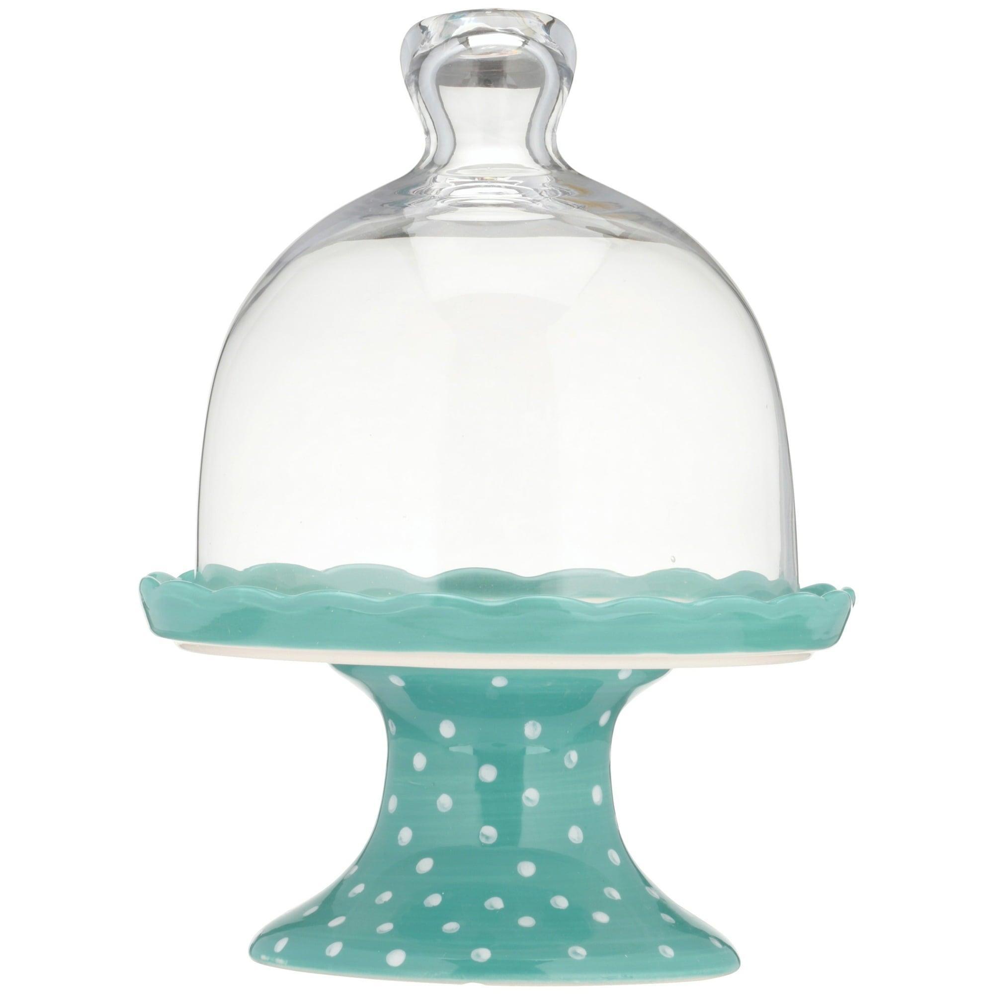 The Pioneer Woman 9.5" x 10.2" Ceramic/Glass Cupcake Stand – Perfect for Dinner Parties & Birthdays - ClubOn