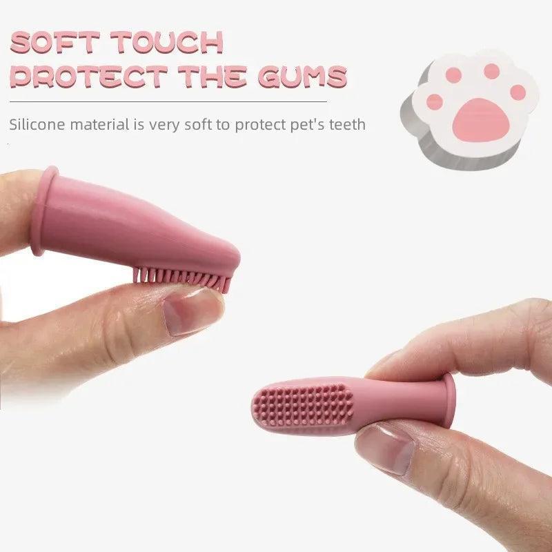 Ultra Soft Silicone Toothbrush Cover | Dog & Cat Dental Care Tool - ClubOn