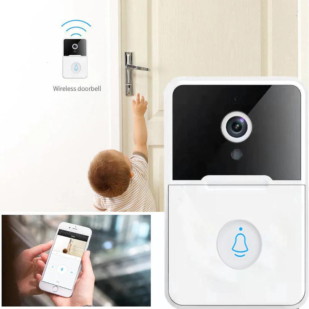 Wireless Security Smart WiFi Doorbell Intercom Video Camera Door Ring Bell Chime - ClubOn