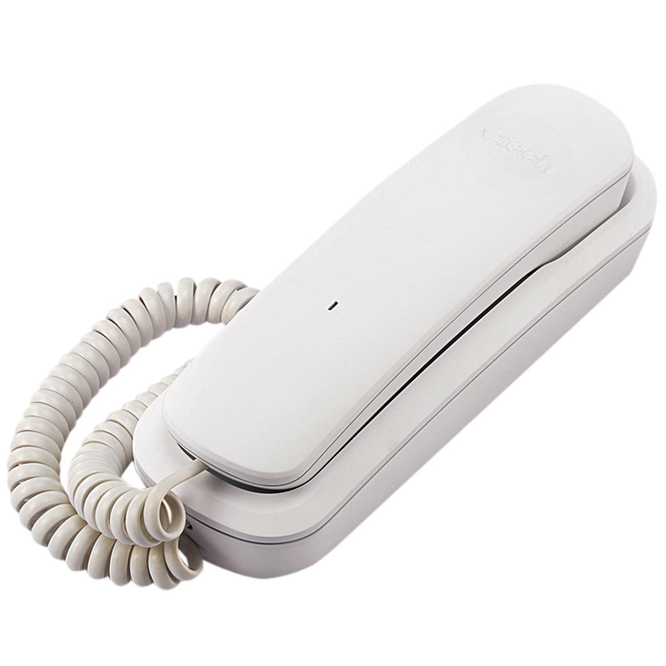 VTech CD1103WH Standard Corded Phone, White - ClubOn