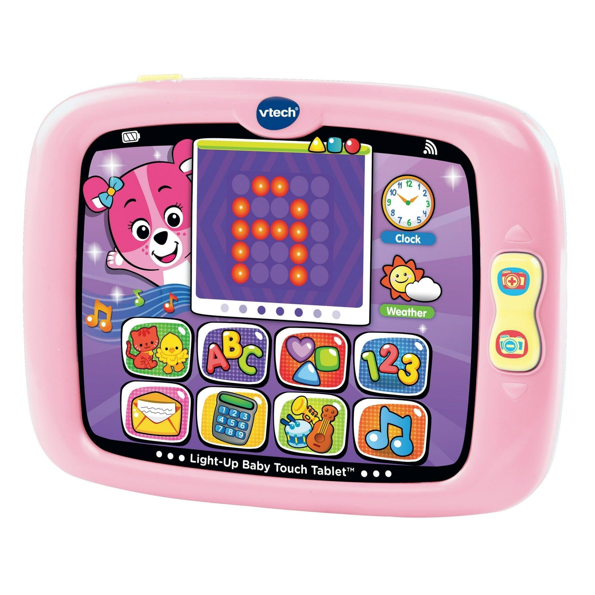 VTech Light-Up Baby Touch Tablet - Pink, Electronic Learning System for Babies & Toddlers - ClubOn