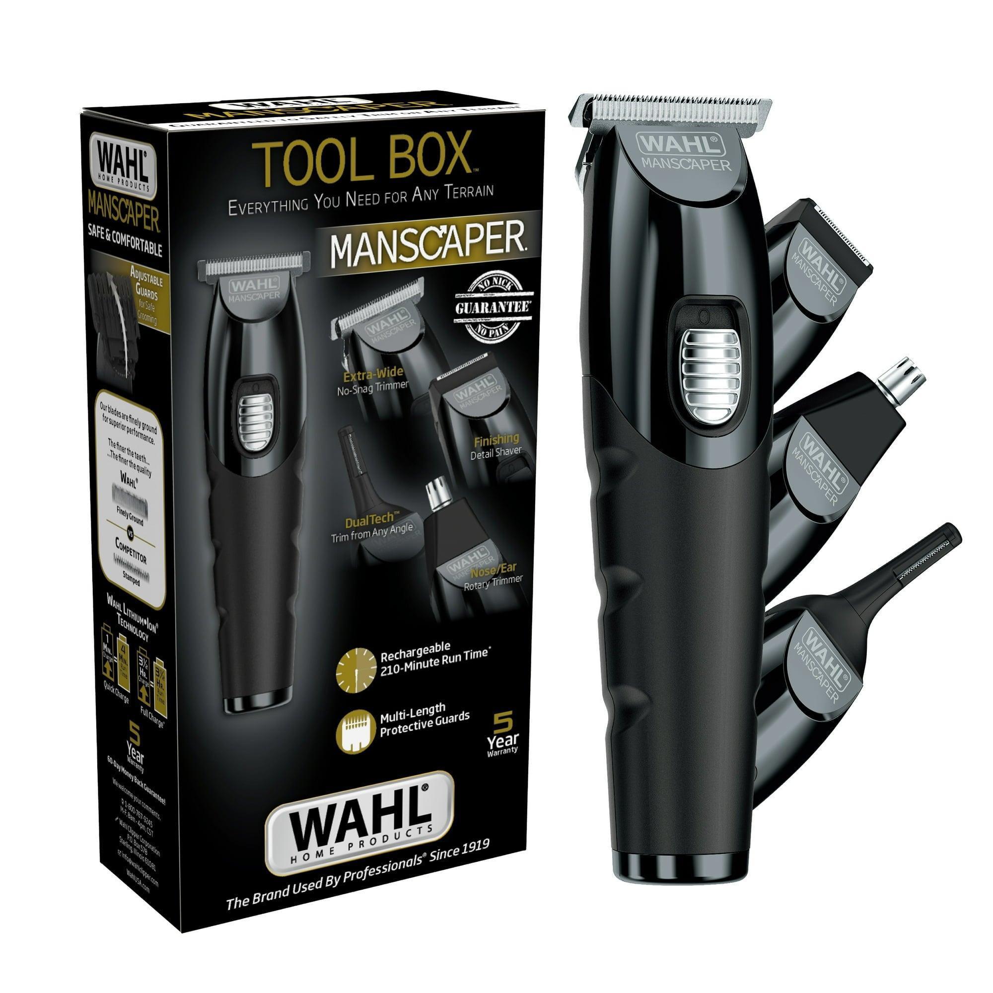 Wahl Manscaper Tool Box Rechargeable Trimmer for Trimming, Shaving & Detailing for Men - 3024523 - ClubOn