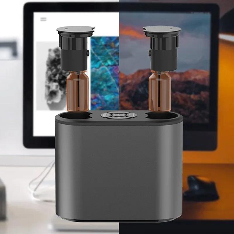 Waterless Aroma Diffuser – USB Aluminum Essential Oil Nebulizer for Home & Hotel - ClubOn