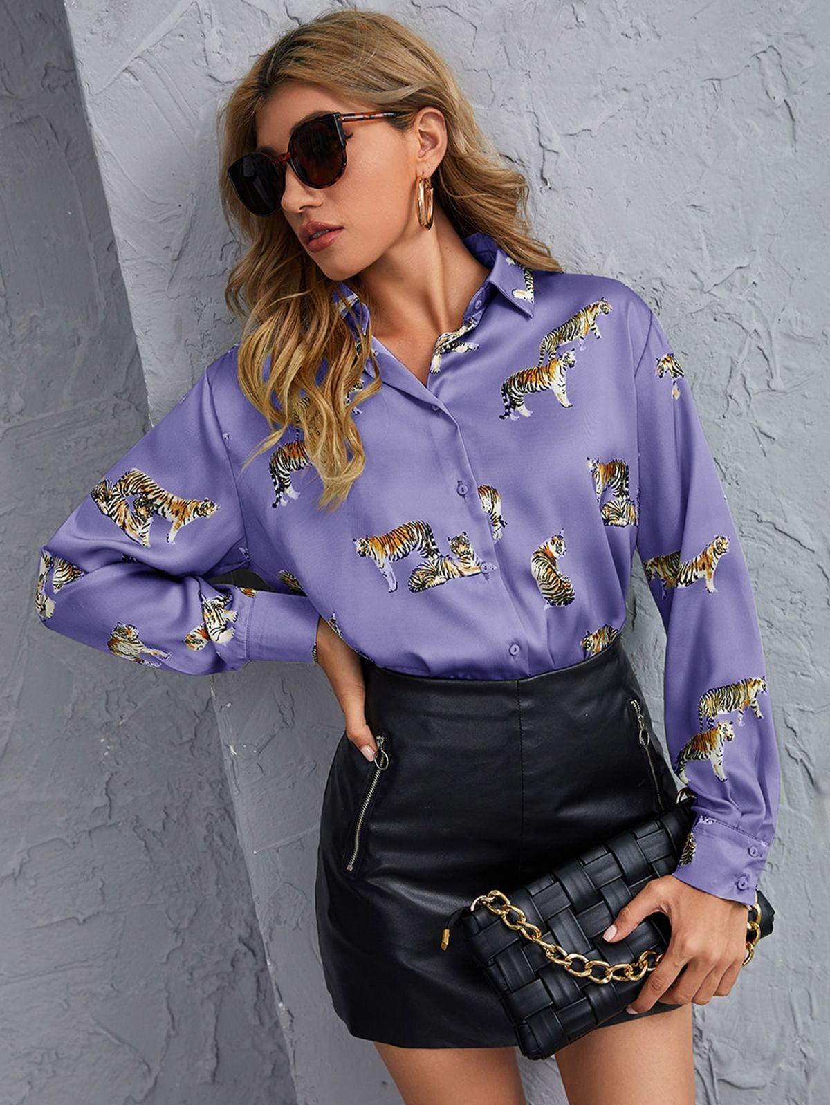 Striped Blouse Shirt for Women – Stylish & Comfortable Tops - ClubOn