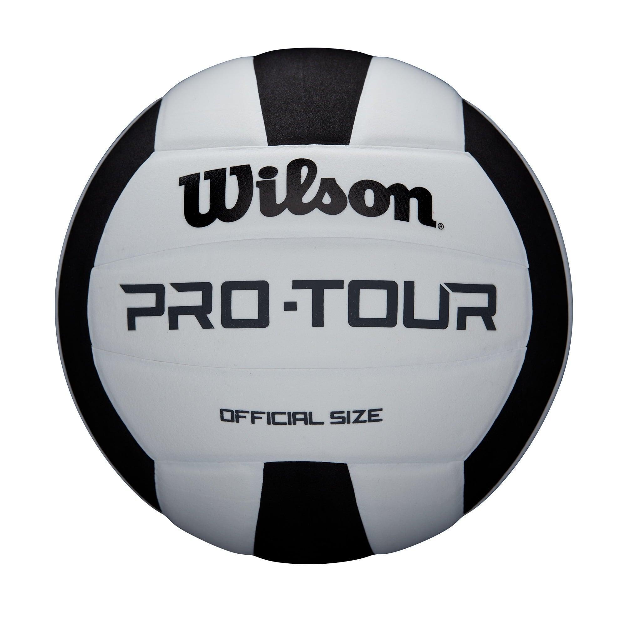 Wilson Pro Tour Indoor Volleyball, Black/White - ClubOn