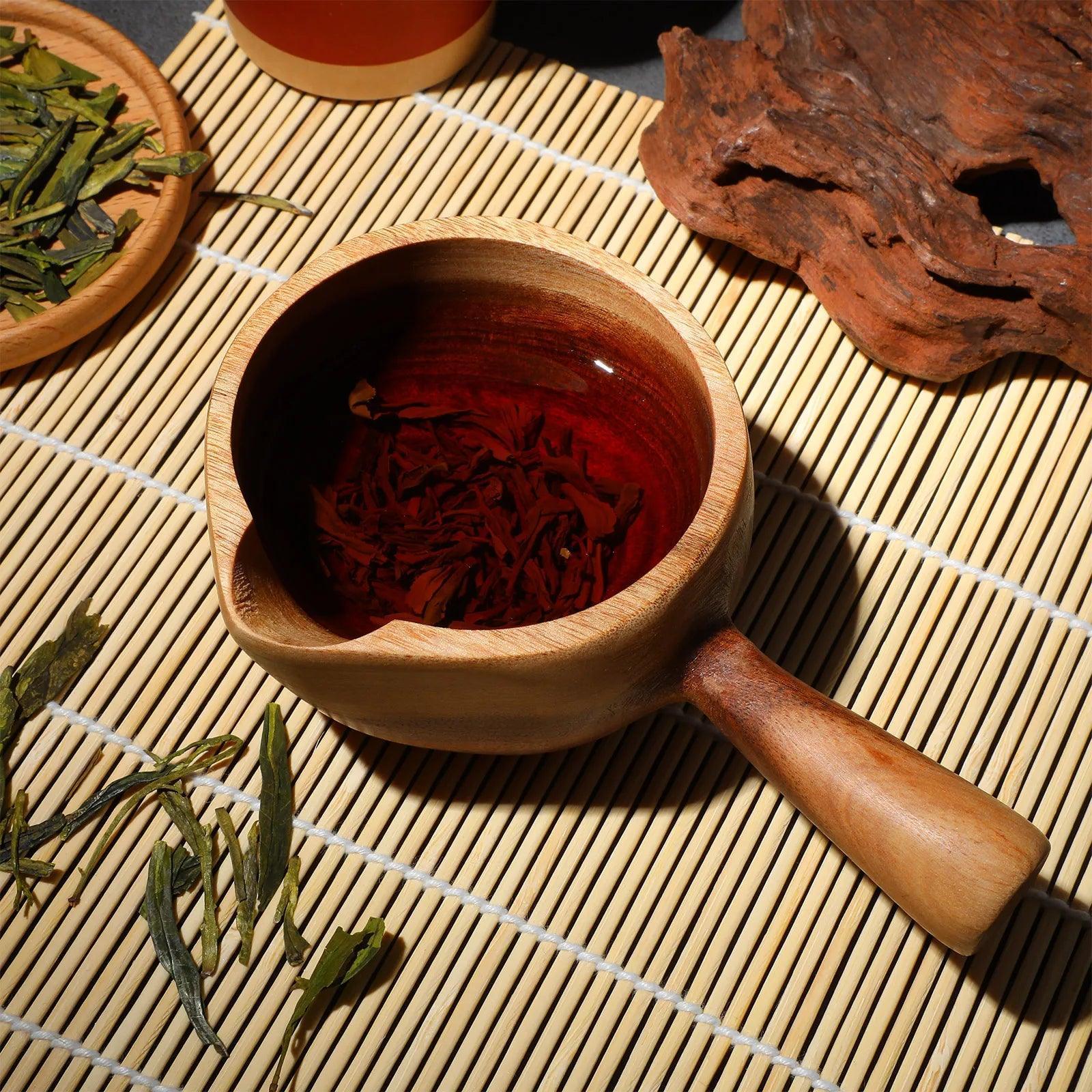 Style Wooden Water Ladle – Bath Salt Scoop & Water Dipper for Sauna, Garden, or Tea - ClubOn