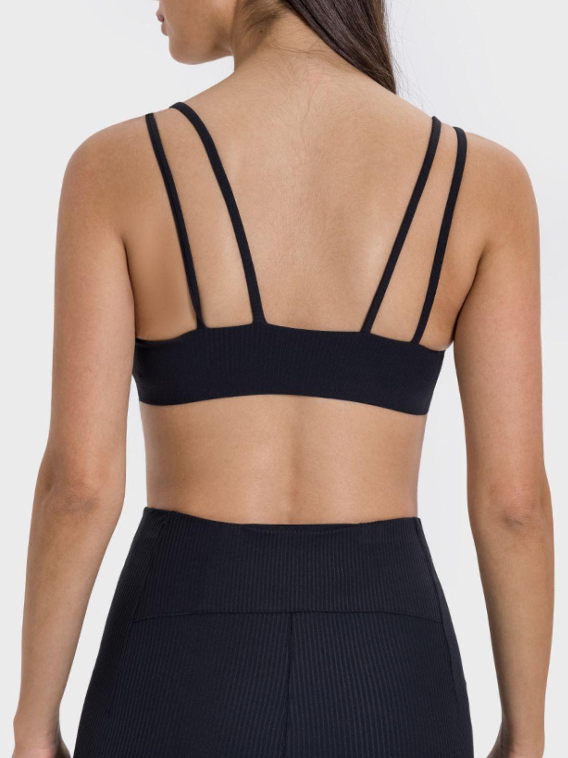 Millennia Scoop Neck Double Strap Active Cami - ClubOn