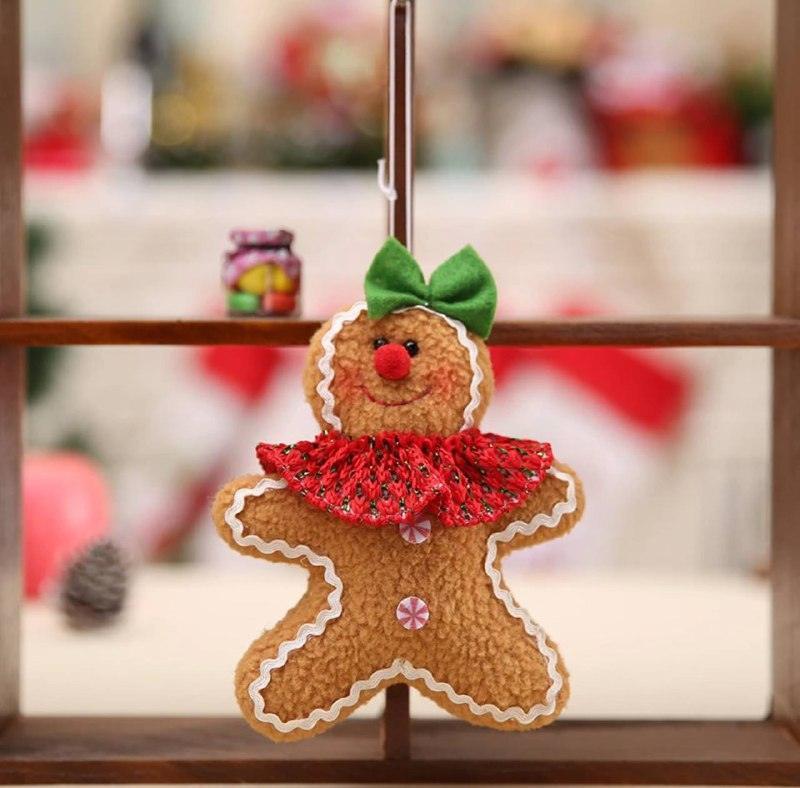 Christmas Tree Gingerbread Man Pendant – Holiday Decorations for Home & Tree - ClubOn