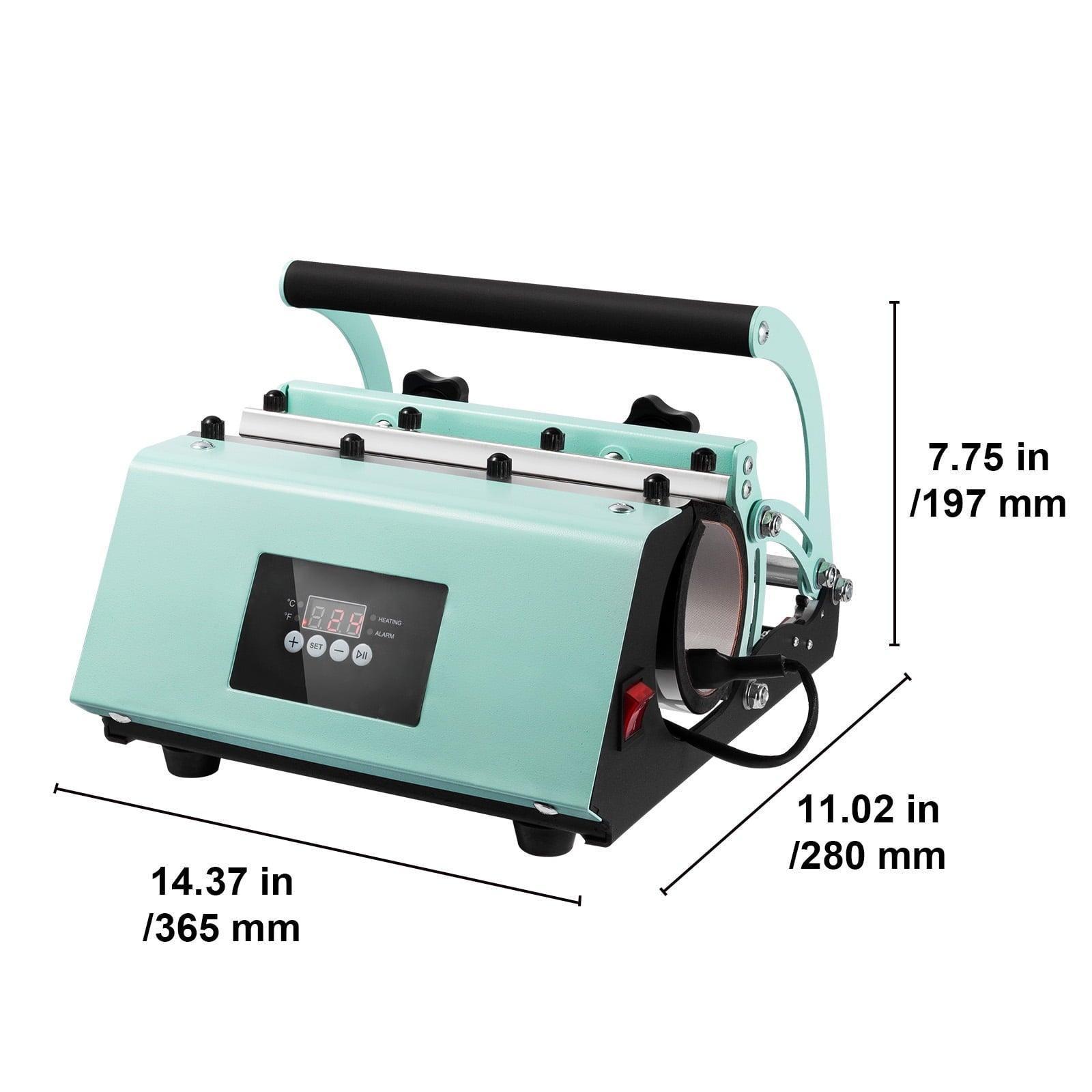 SKYSHALO Tumbler Heat Press Kit – 8pcs 20oz Sublimation Tumblers & Cup Press for 11-30oz Mugs - ClubOn