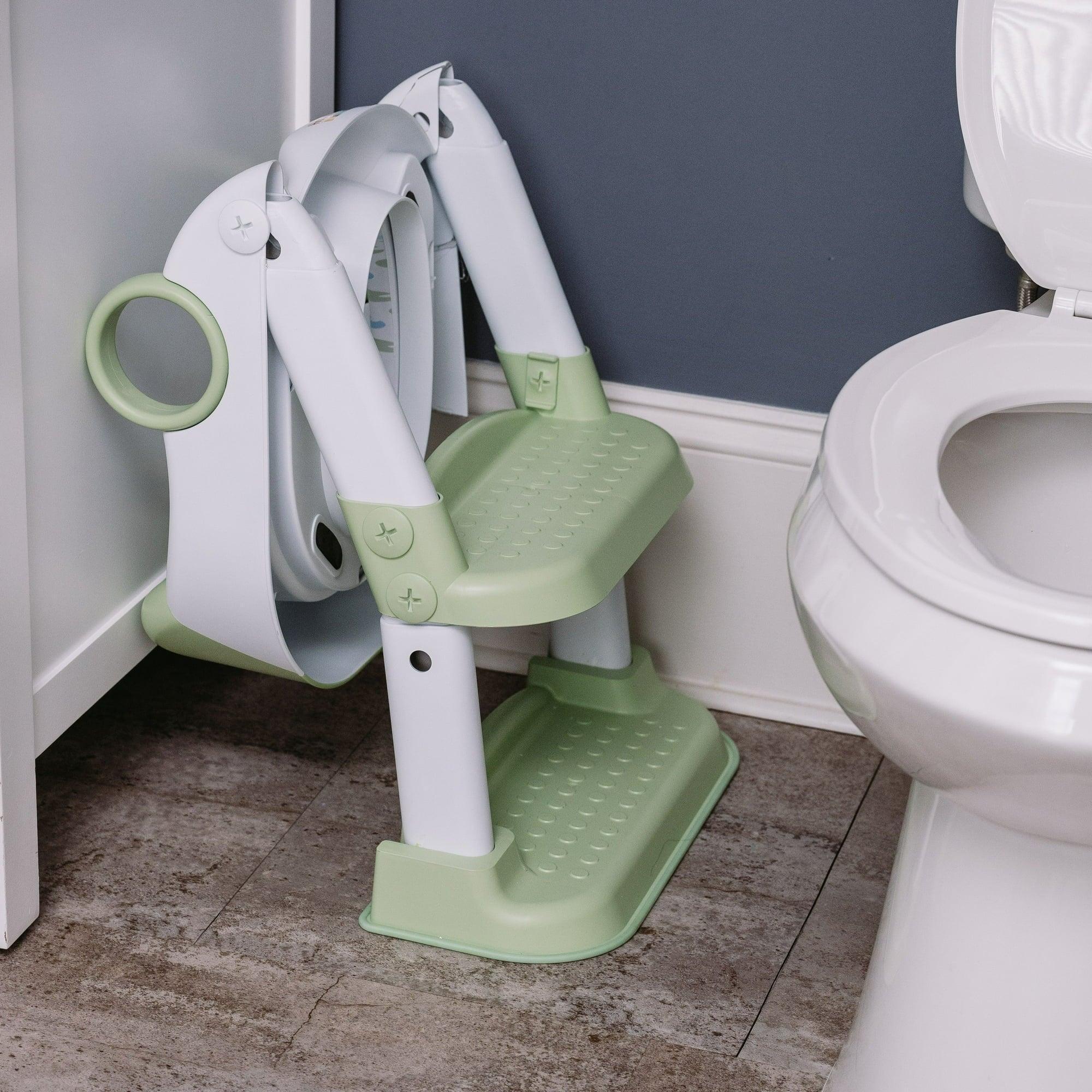 Hopscotch Lane Frog Character Step-Up Potty, Toddler Toilet Seat with Ladder, for Children 12+ Months - ClubOn