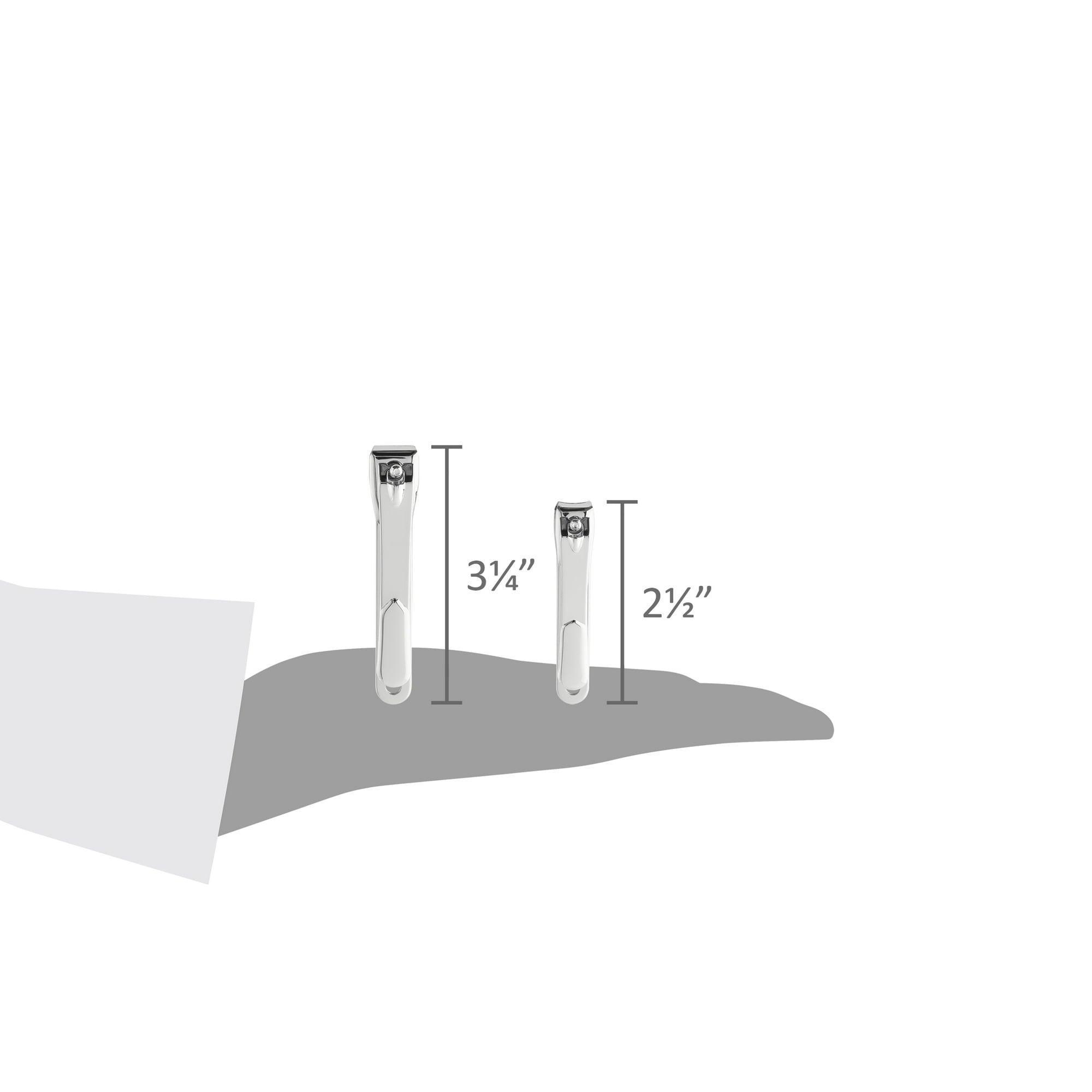 Equate Duo Pack Nail Clippers with Catcher, 2 Pieces, Adult - ClubOn