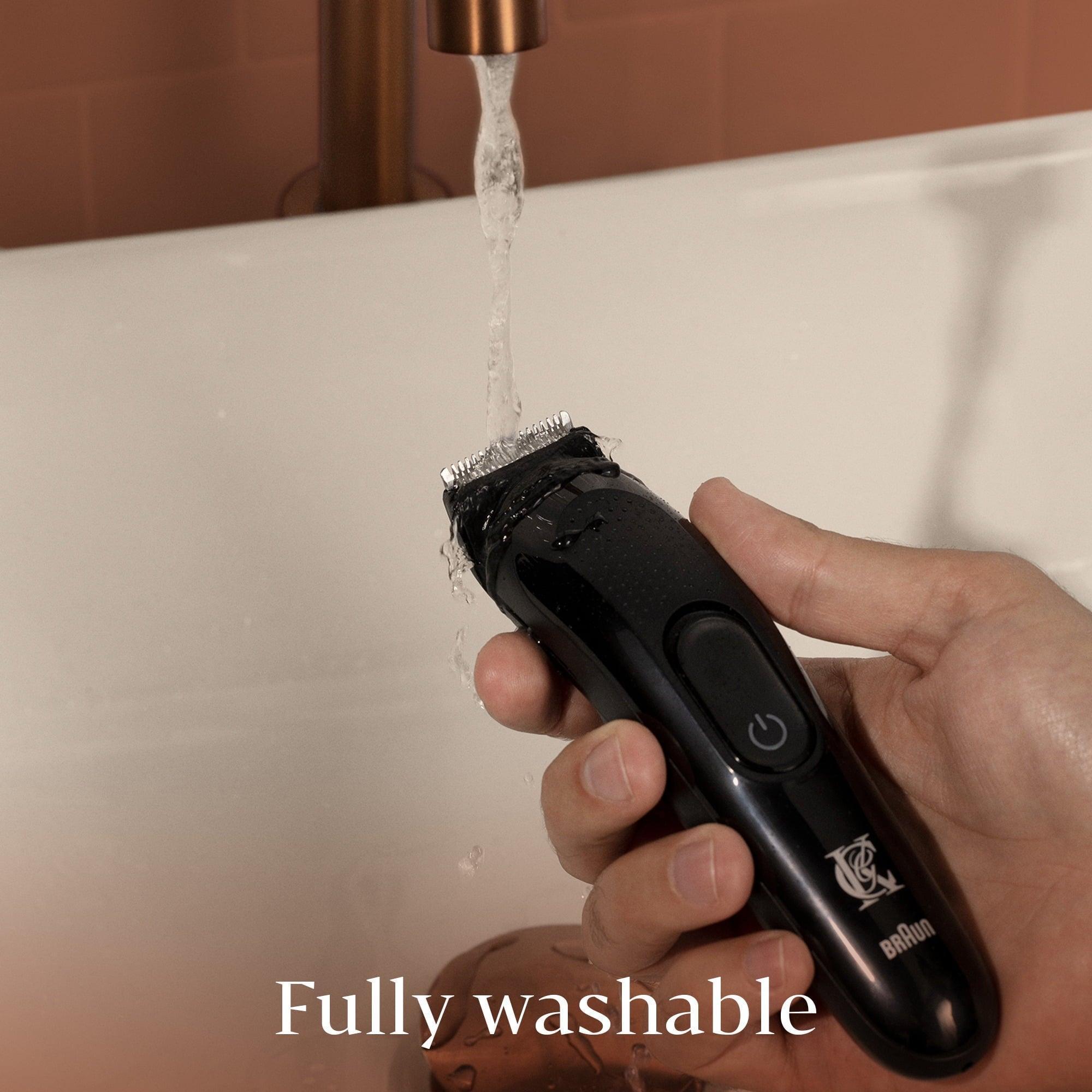 King C. Gillette Beard Trimmer for Men, Cordless Rechargeable Electric Razor - ClubOn