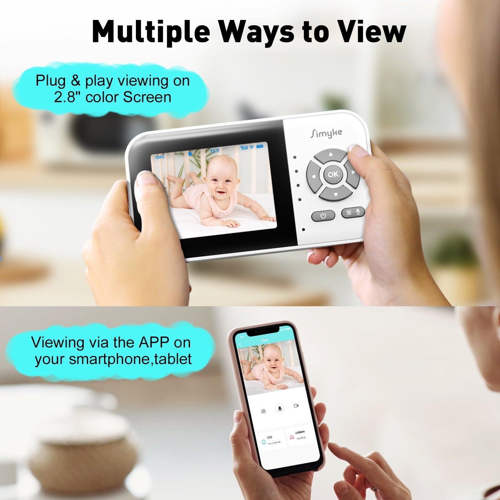 Upgrate Video Baby Monitor – WiFi Camera, 2.8