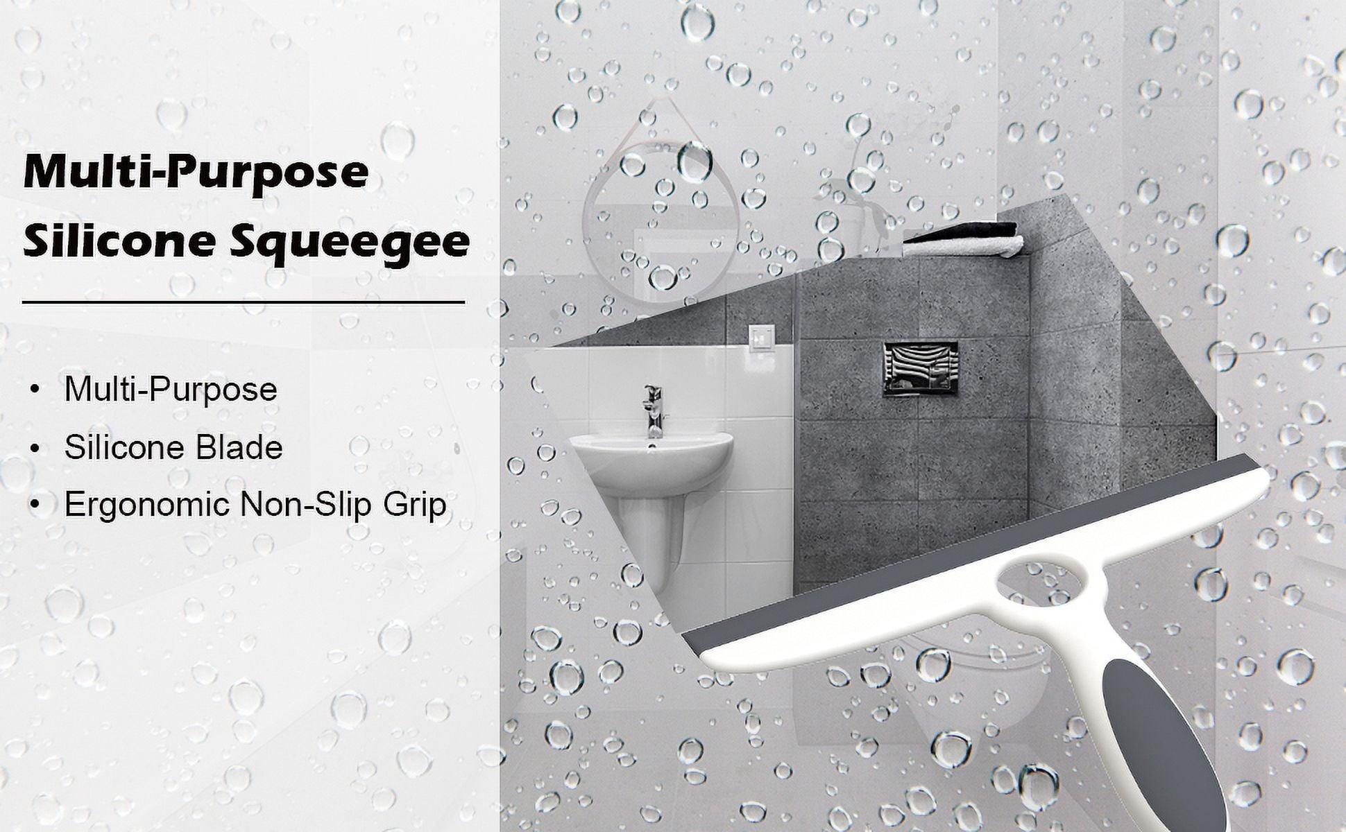 EHOMGUI Squeegee for Shower Tile Window Cleaning, 10 Inch, Gray - ClubOn
