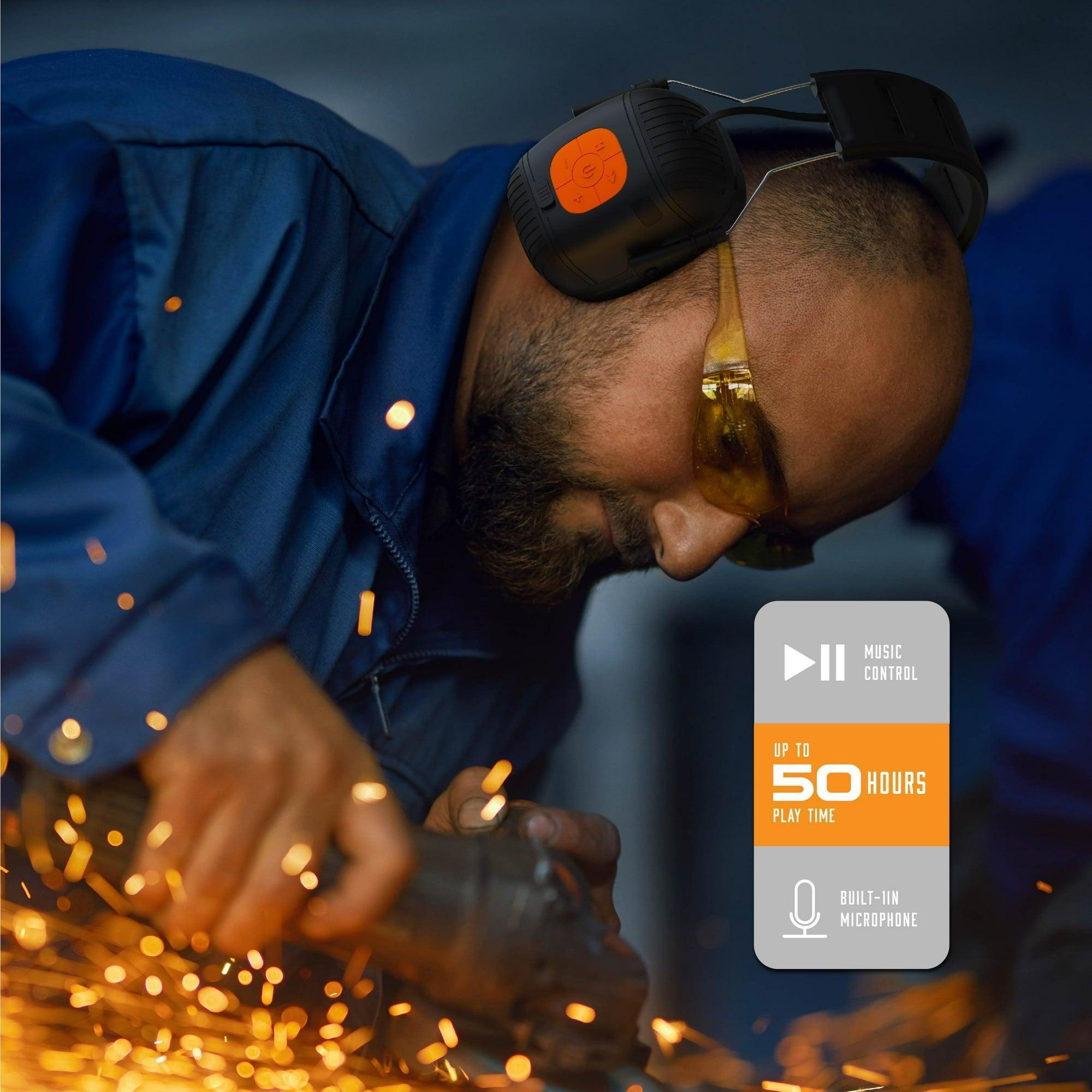 Tzumi Sound Guards Noise-Cancelling Bluetooth Headphones, Hearing Protection Ear Muffs - ClubOn