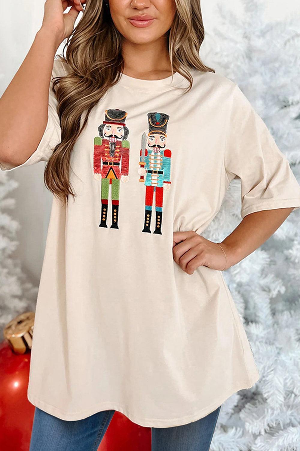 Nutcracker Round Neck Half Sleeve T-Shirt - ClubOn