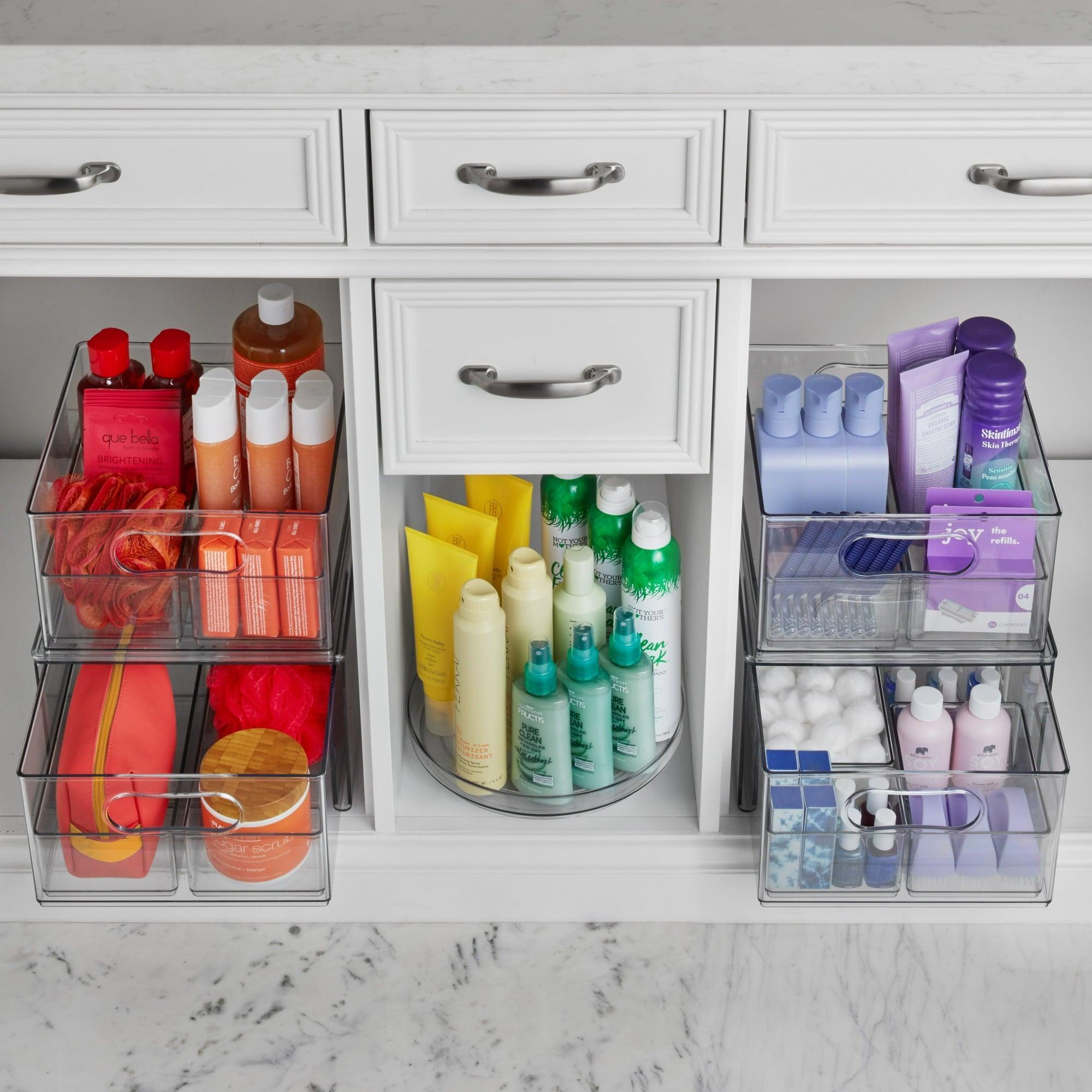 The Home Edit 17-Piece Bath Edit – Clear Plastic Modular Storage System - ClubOn