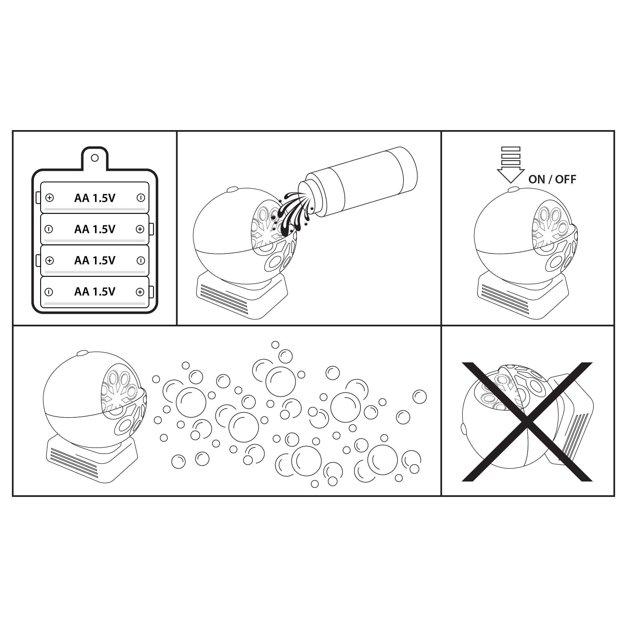 Way To Celebrate Party Child Bubble Express – 1 Piece/Pack, Fun Bubble Toy for Kids - ClubOn