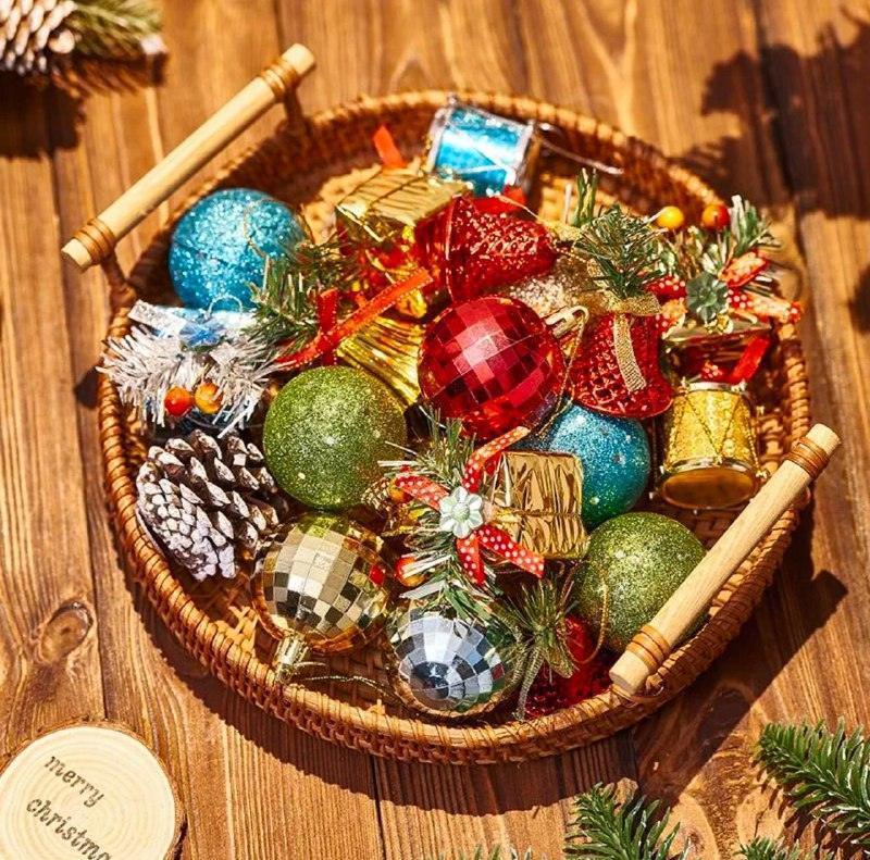 Christmas Decoration Balls Set – Tree Pendants & Ornaments - ClubOn