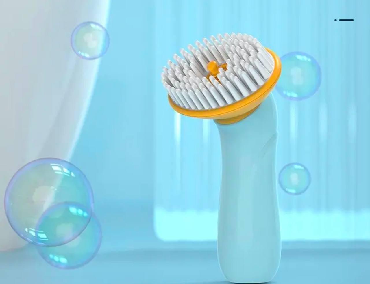 Pet Bath Brush - Grooming & Massage Tool for Cat Bathing and Cleaning - ClubOn