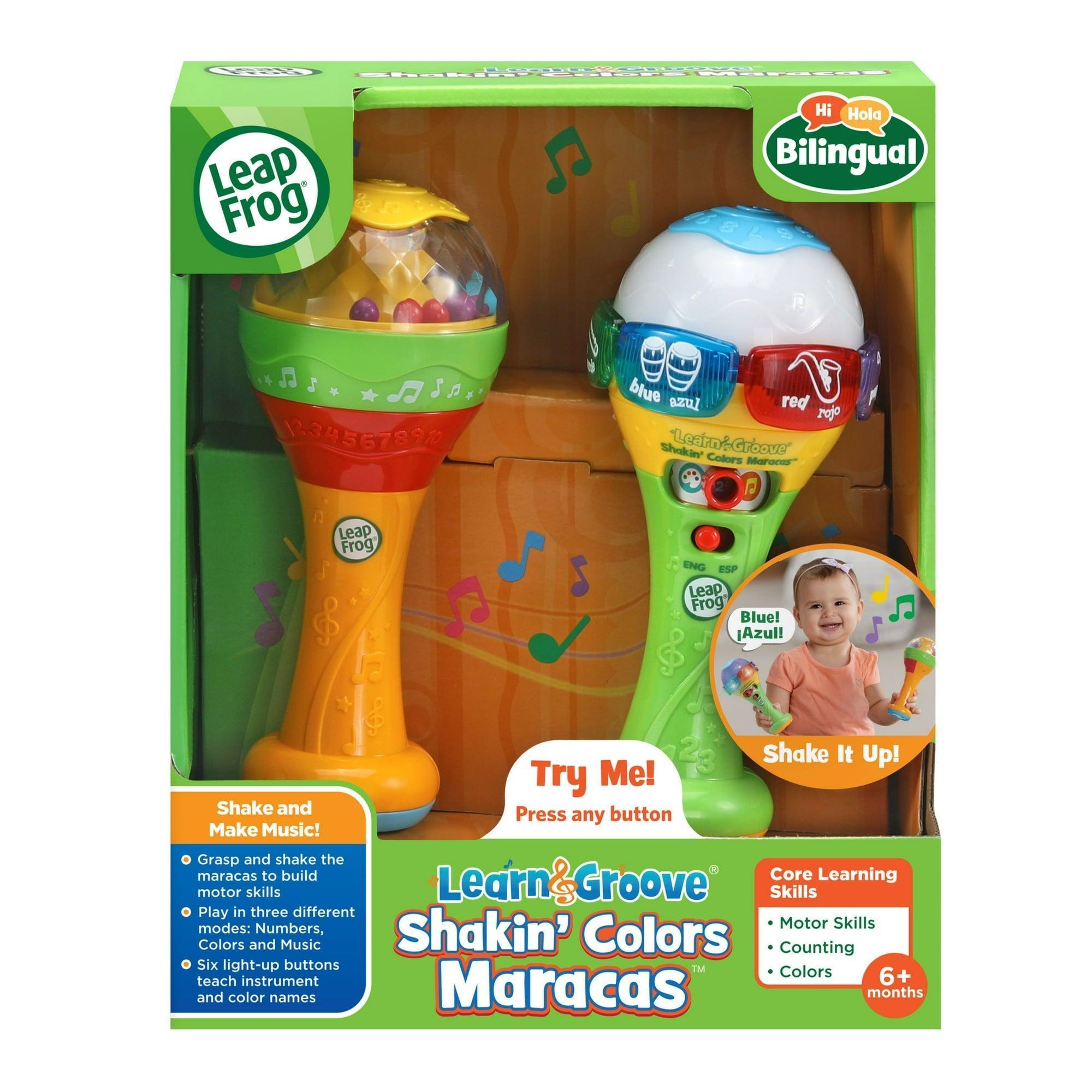 LeapFrog Learn and Groove Shakin' Colors Maracas, Musical Toy with Accessories, Baby & Toddler Toys - ClubOn