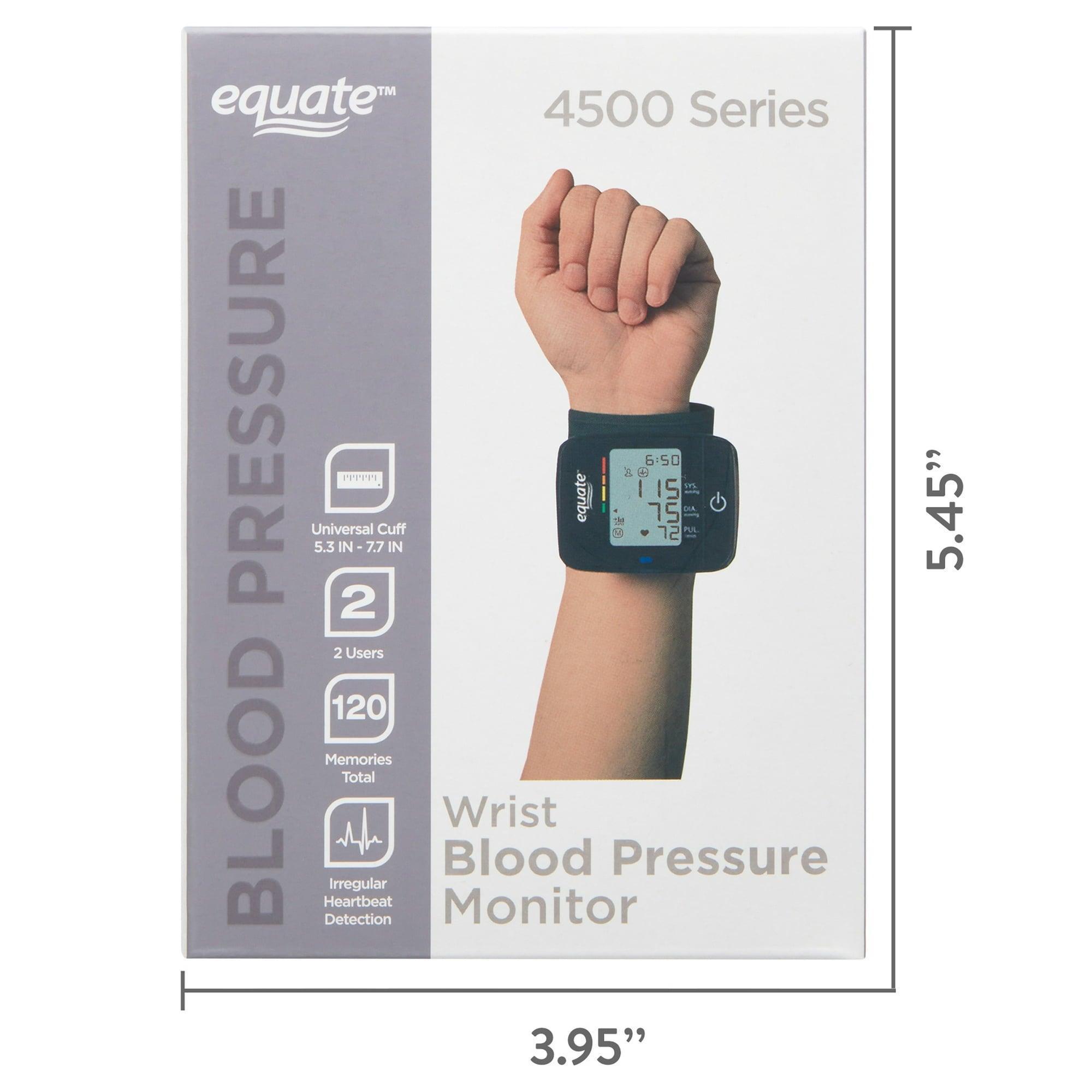 Equate 4500 Series Wrist Blood Pressure Monitor - ClubOn
