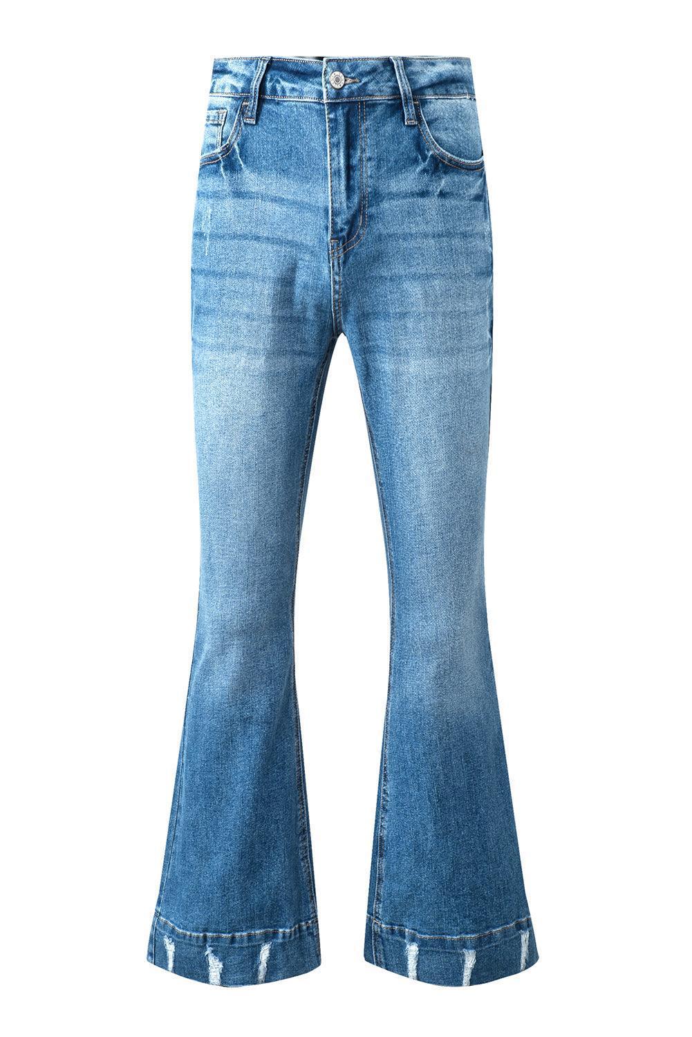 Cat's Whisker Bootcut Jeans with Pockets - ClubOn
