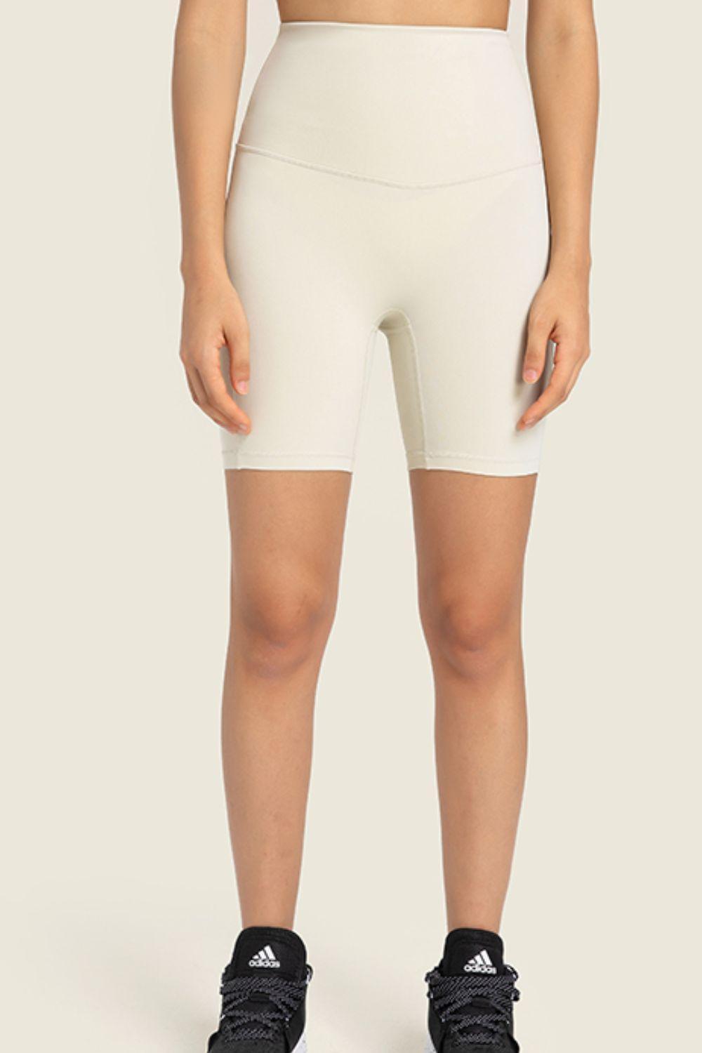 Millennia Seamless High-Rise Wide Waistband Biker Shorts - ClubOn