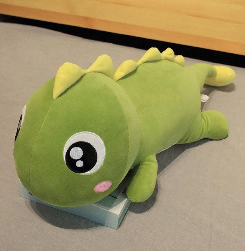 Large Dinosaur Plush Pillow – Stuffed Toy Doll for All Ages - ClubOn