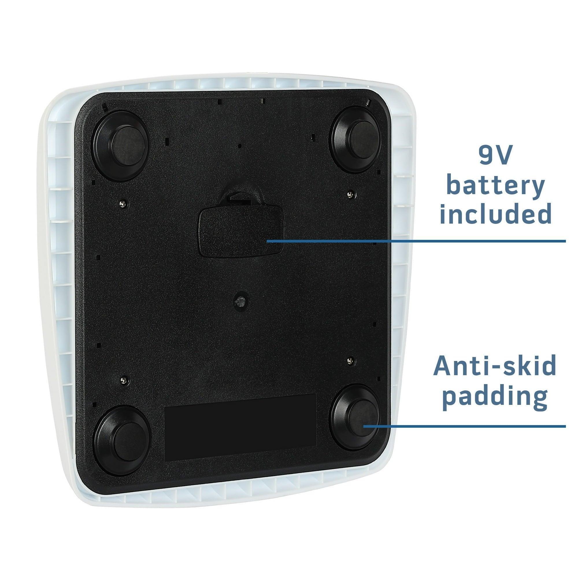 Health o meter Digital Body Weight Scale, Black and White, 350lb Capacity - ClubOn