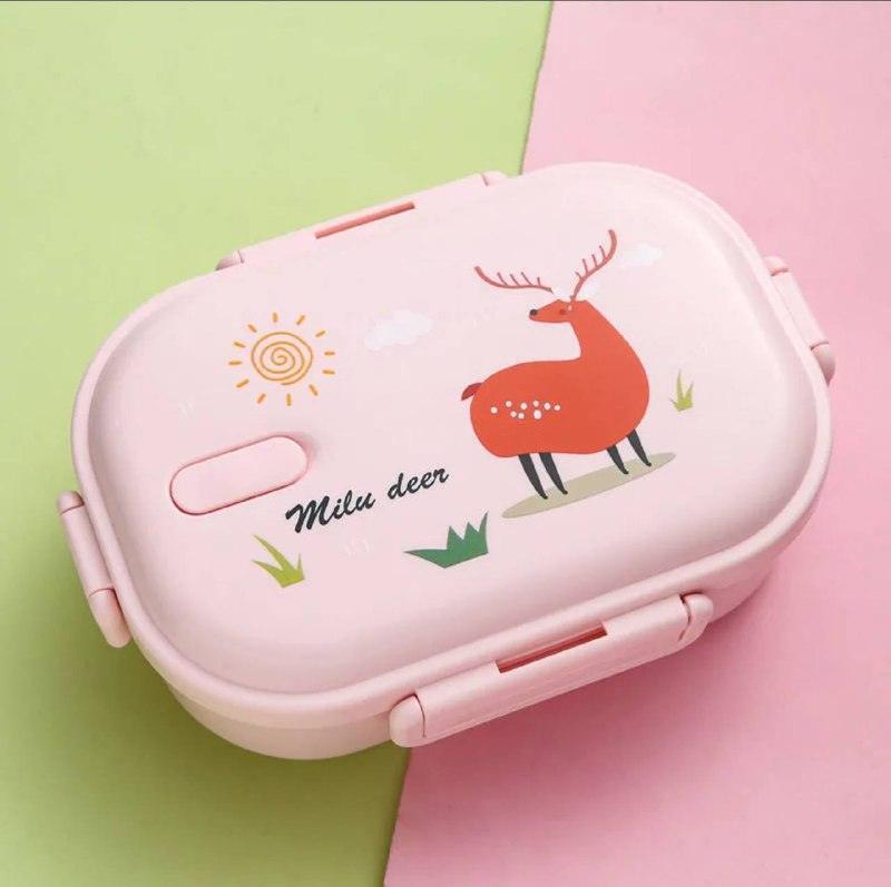 Stainless Steel Cute Lunch Box for Kids - Durable Food Container - ClubOn