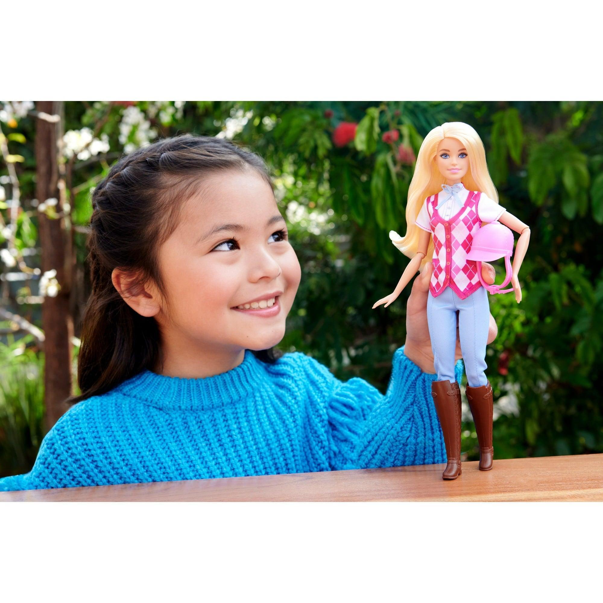Barbie Mysteries: The Great Horse Chase Barbie “Malibu” Doll – Riding Clothes & Accessories - ClubOn