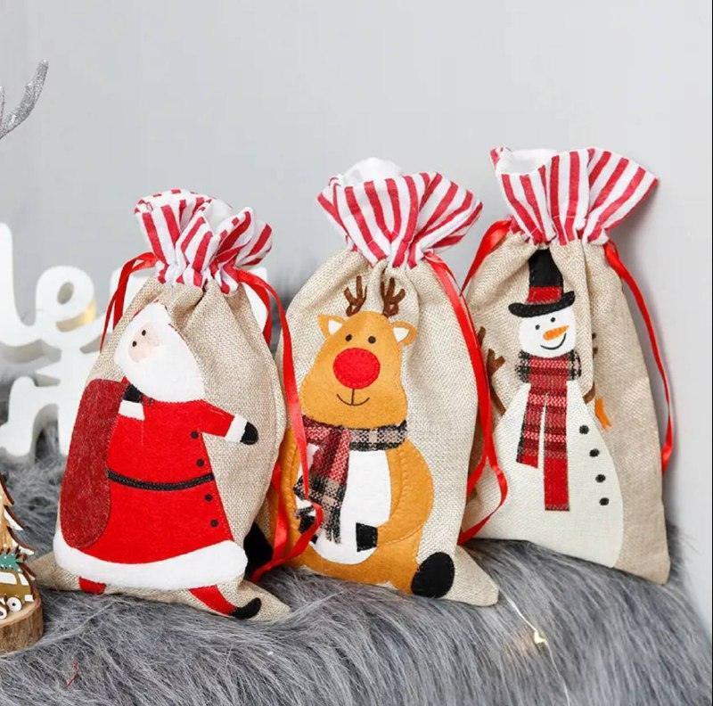 Christmas Reticule Gift Bag – Children's Cornucopia Decoration - ClubOn