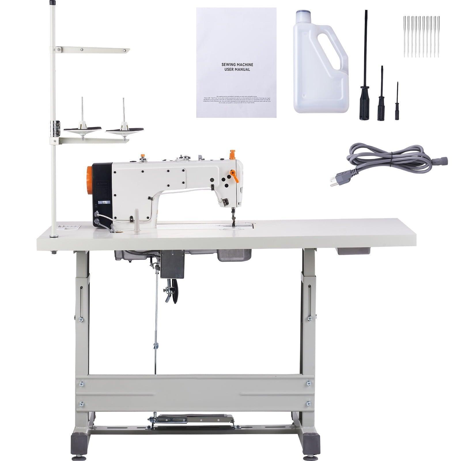 SKYSHALO 550W Industrial Sewing Machine, 5000 SPM, Heavy Duty for Leather & Thick Fabrics - ClubOn