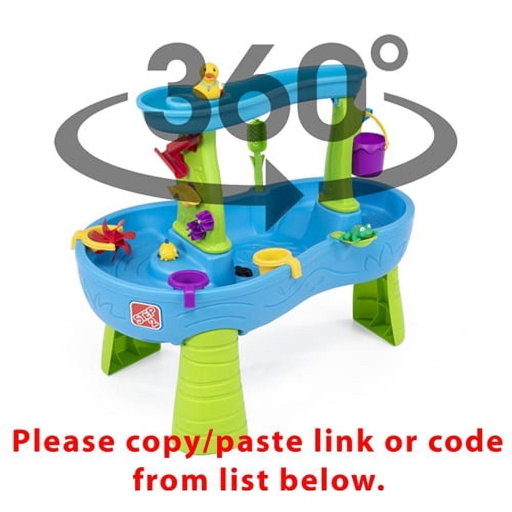 Step2 Rain Showers Splash Pond – Blue Plastic Water Table for Toddlers - ClubOn